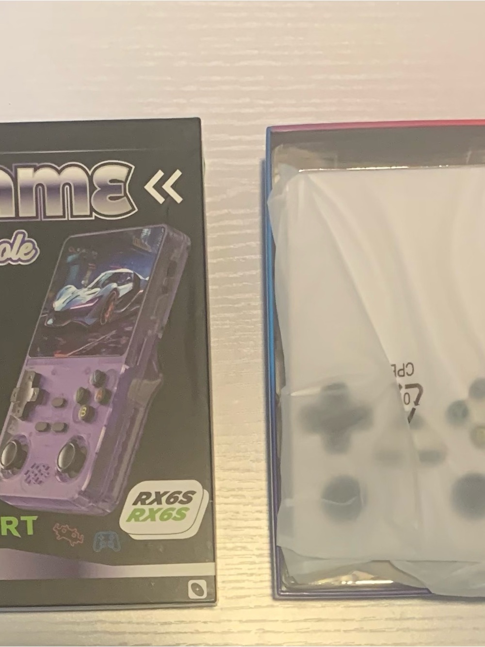 Purple RX65 Portable Handheld Game Console - Picture 6 of 16